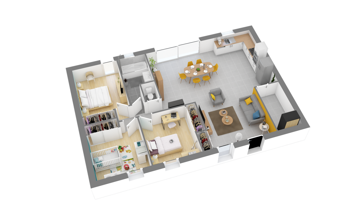 Programme terrain + maison à Pithiviers en Loiret (45) de 900 m² à vendre au prix de 172594€ - 3