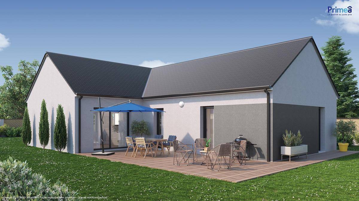 Programme terrain + maison à DAUMERAY en Maine-et-Loire (49) de 358 m² à vendre au prix de 176056€ - 1