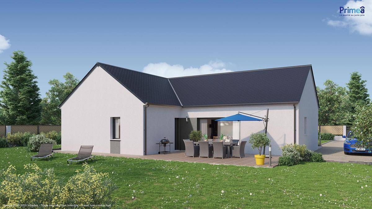 Programme terrain + maison à La Turballe en Loire-Atlantique (44) de 400 m² à vendre au prix de 321455€ - 1
