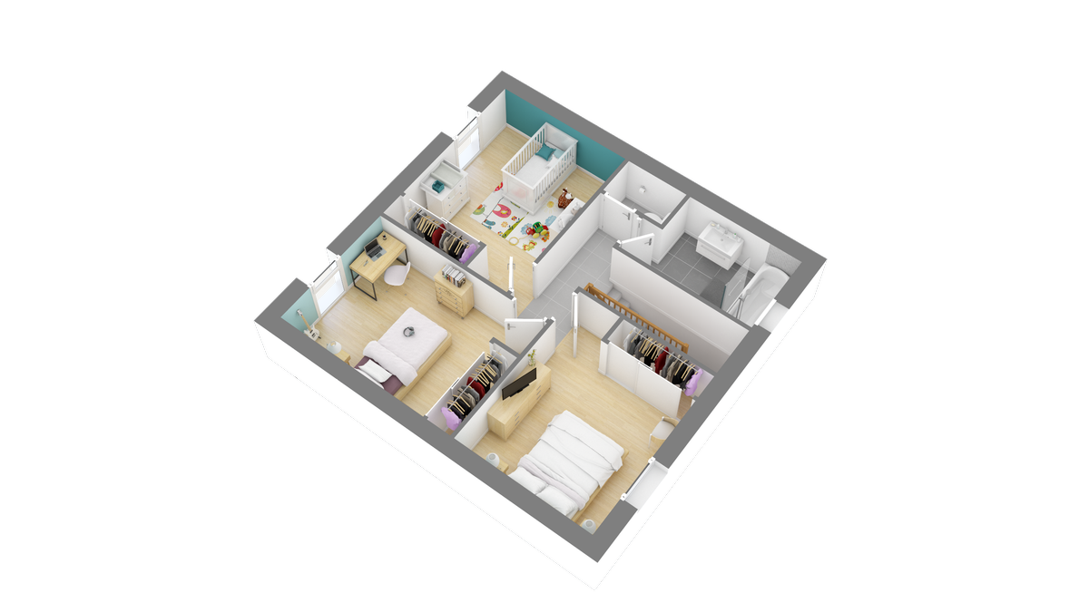 Programme terrain + maison à Étel en Morbihan (56) de 337 m² à vendre au prix de 282695€ - 3