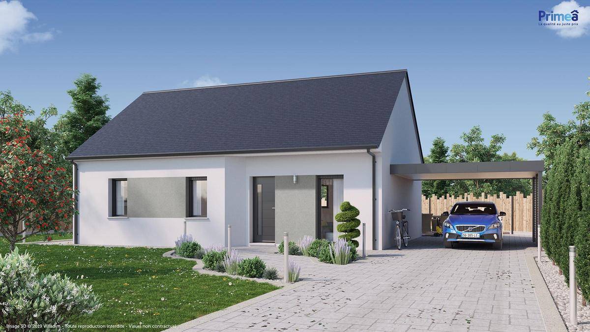 Programme terrain + maison à Saint-Gondon en Loiret (45) de 1200 m² à vendre au prix de 159908€ - 1