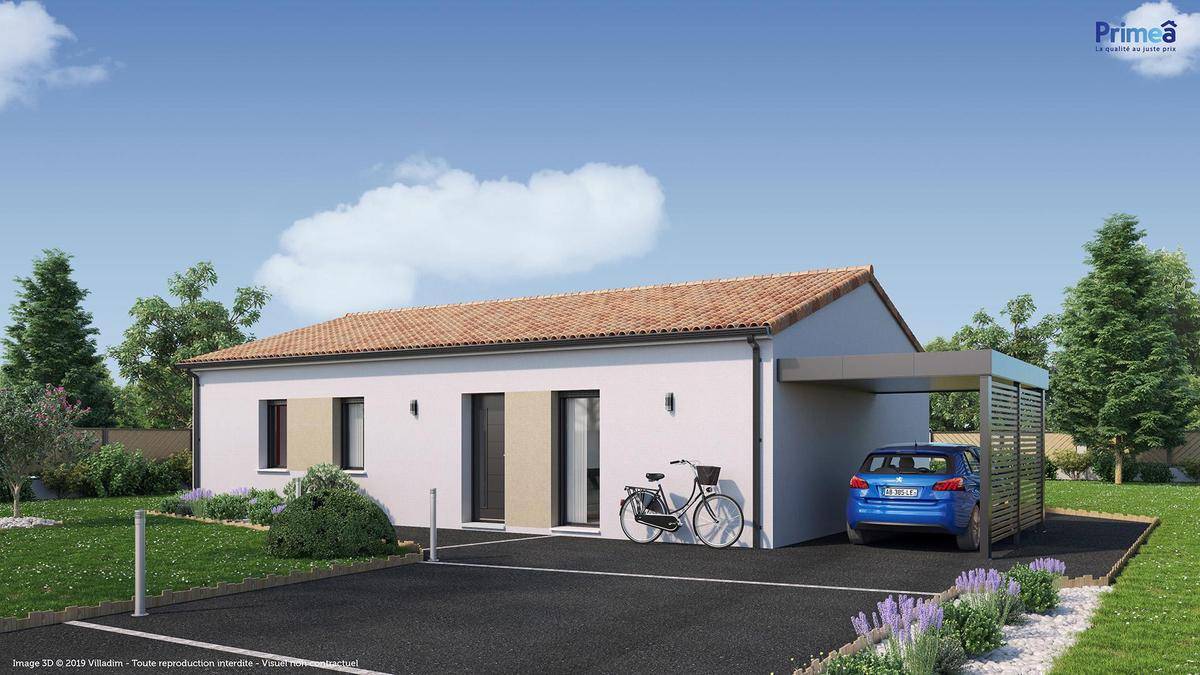 Programme terrain + maison à Saint-Jean-de-Marsacq en Landes (40) de 536 m² à vendre au prix de 241136€ - 1
