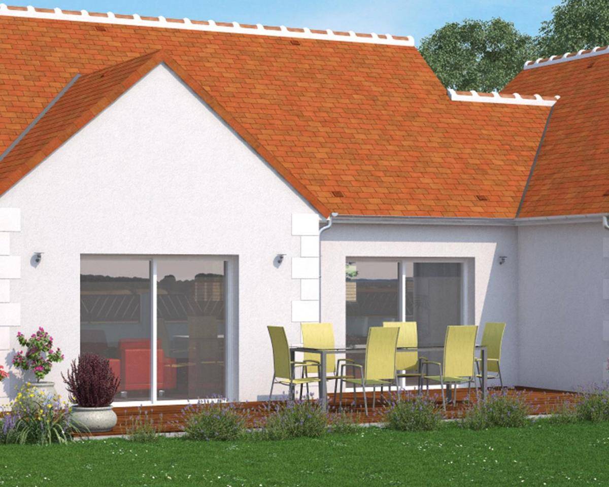 Programme terrain + maison à Saint-Benoît-sur-Loire en Loiret (45) de 690 m² à vendre au prix de 310090€ - 3