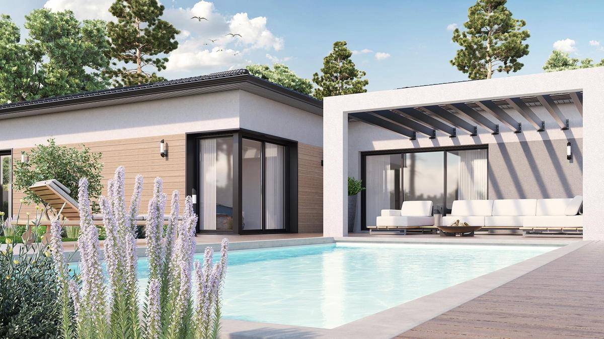 Programme terrain + maison à Montagne en Gironde (33) de 800 m² à vendre au prix de 420566€ - 4