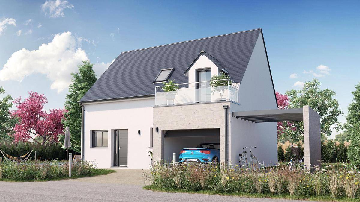 Programme terrain + maison à Épieds en Maine-et-Loire (49) de 895 m² à vendre au prix de 223255€ - 2