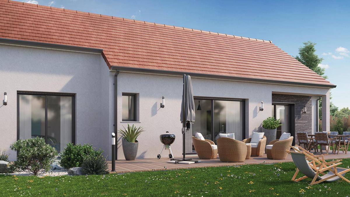 Programme terrain + maison à Guilly en Loiret (45) de 1200 m² à vendre au prix de 257978€ - 4