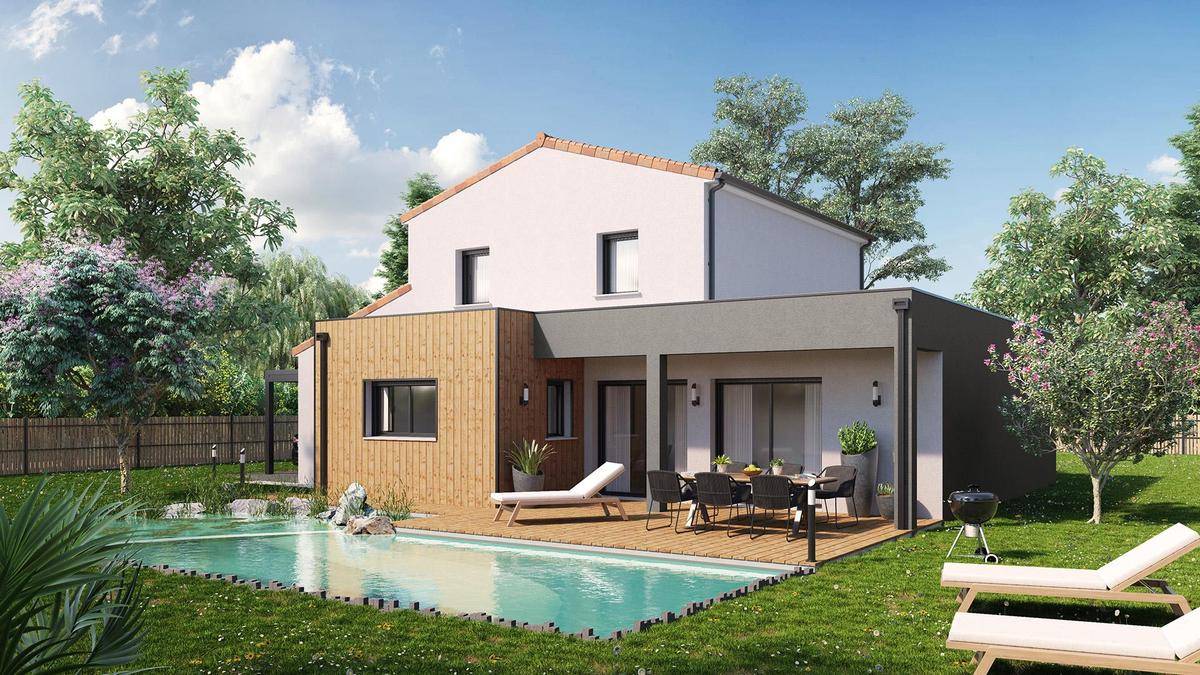 Programme terrain + maison à Dangé-Saint-Romain en Vienne (86) de 800 m² à vendre au prix de 289376€ - 1