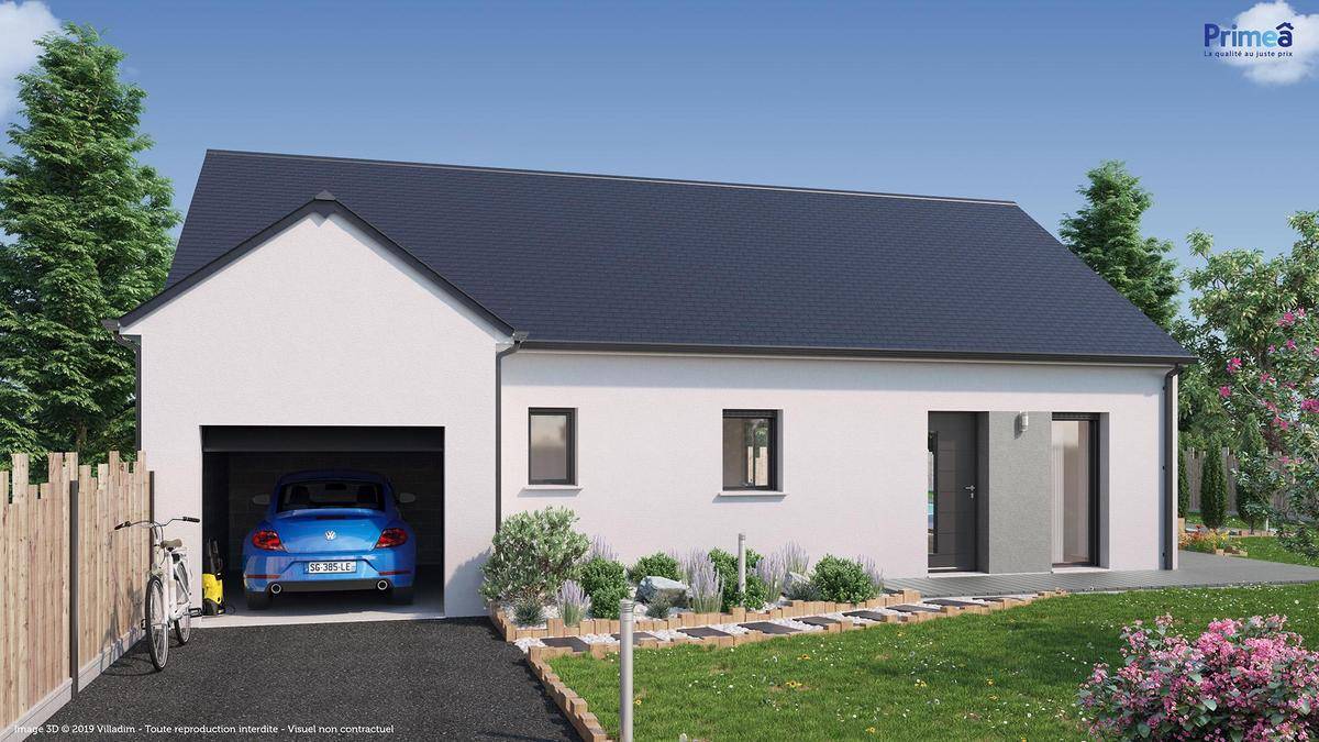 Programme terrain + maison à La Meilleraye-de-Bretagne en Loire-Atlantique (44) de 460 m² à vendre au prix de 205982€ - 1