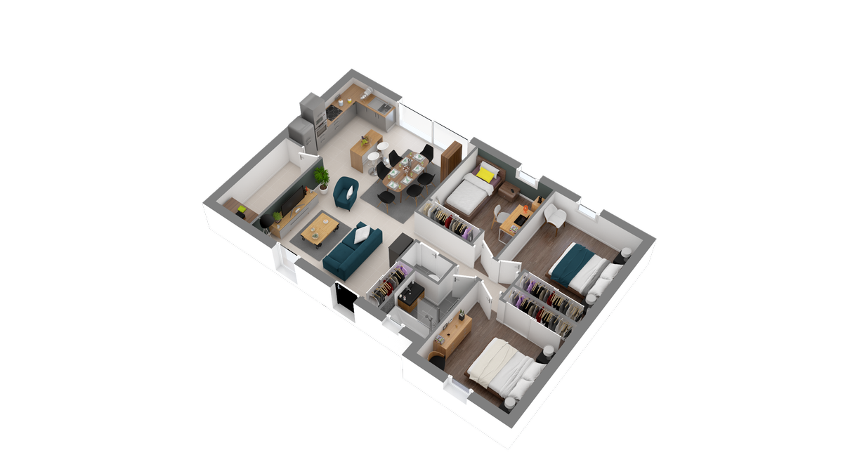 Programme terrain + maison à Saint-Gonnery en Morbihan (56) de 670 m² à vendre au prix de 148096€ - 3