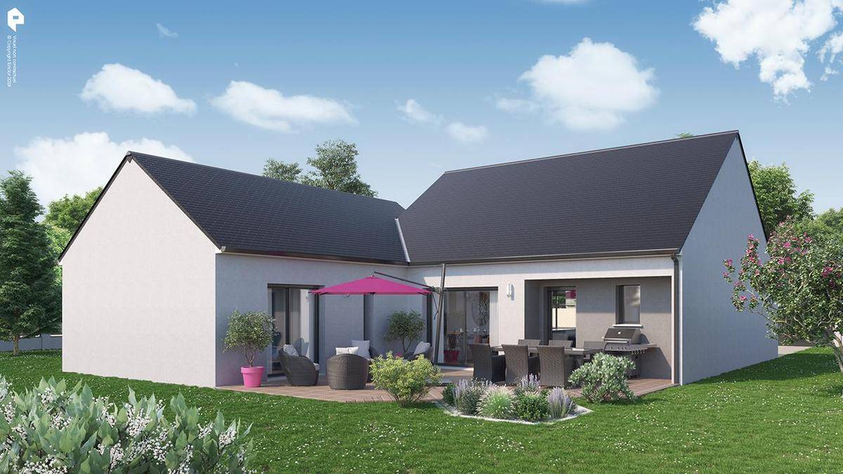 Programme terrain + maison à Le Coudray-Macouard en Maine-et-Loire (49) de 1200 m² à vendre au prix de 258246€ - 2