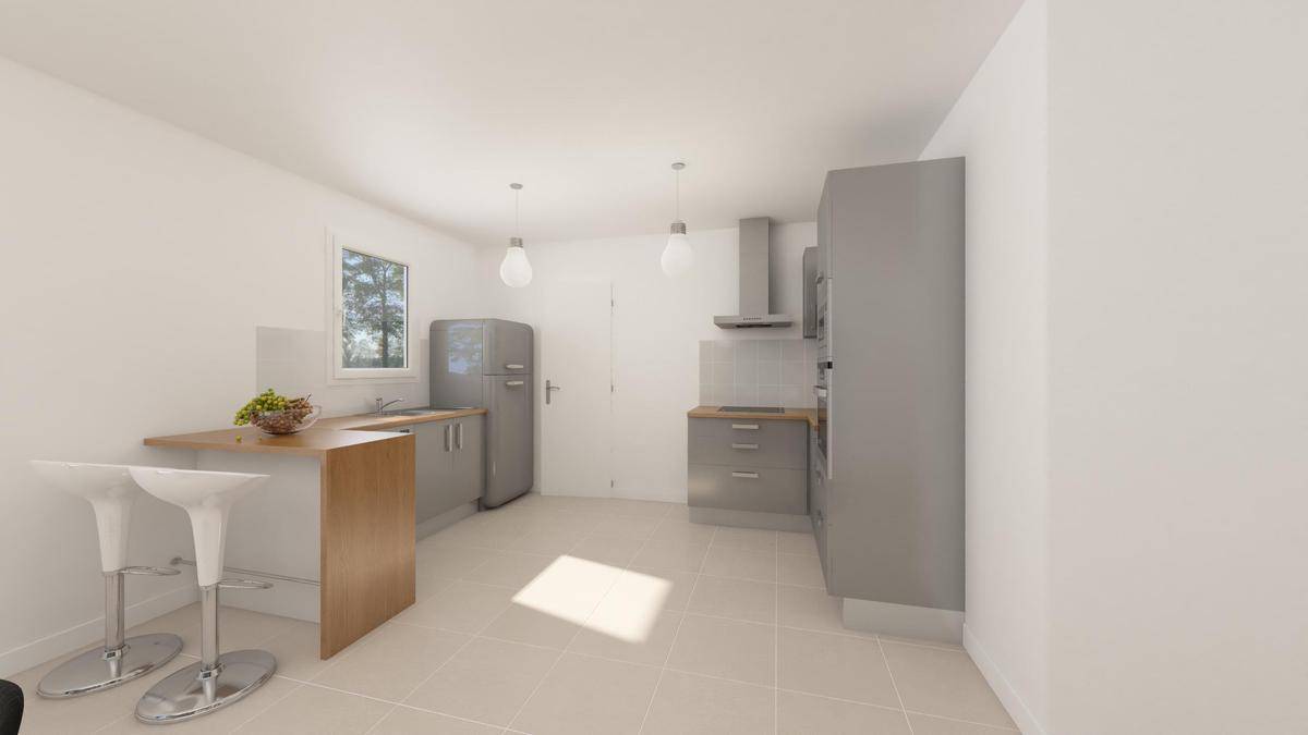 Programme terrain + maison à Pessac en Gironde (33) de 462 m² à vendre au prix de 397472€ - 4