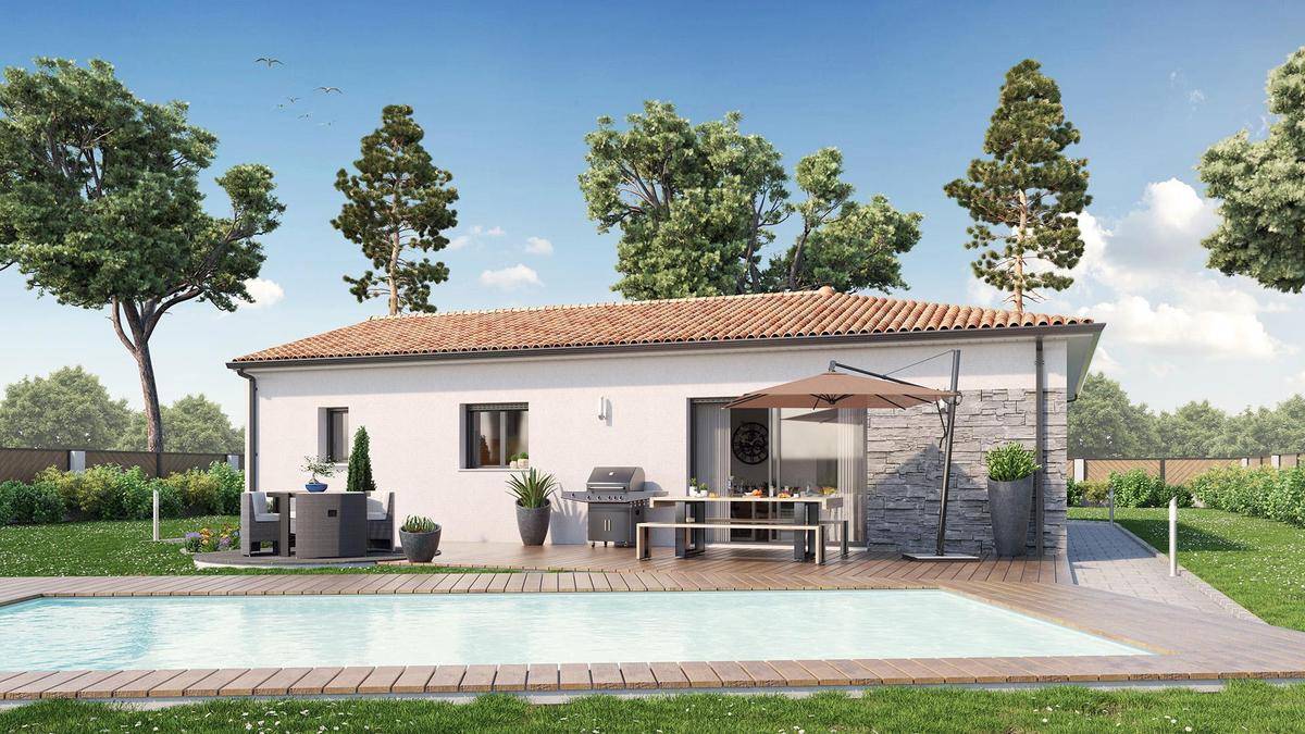 Programme terrain + maison à Saint-Jean-de-Marsacq en Landes (40) de 509 m² à vendre au prix de 303500€ - 2