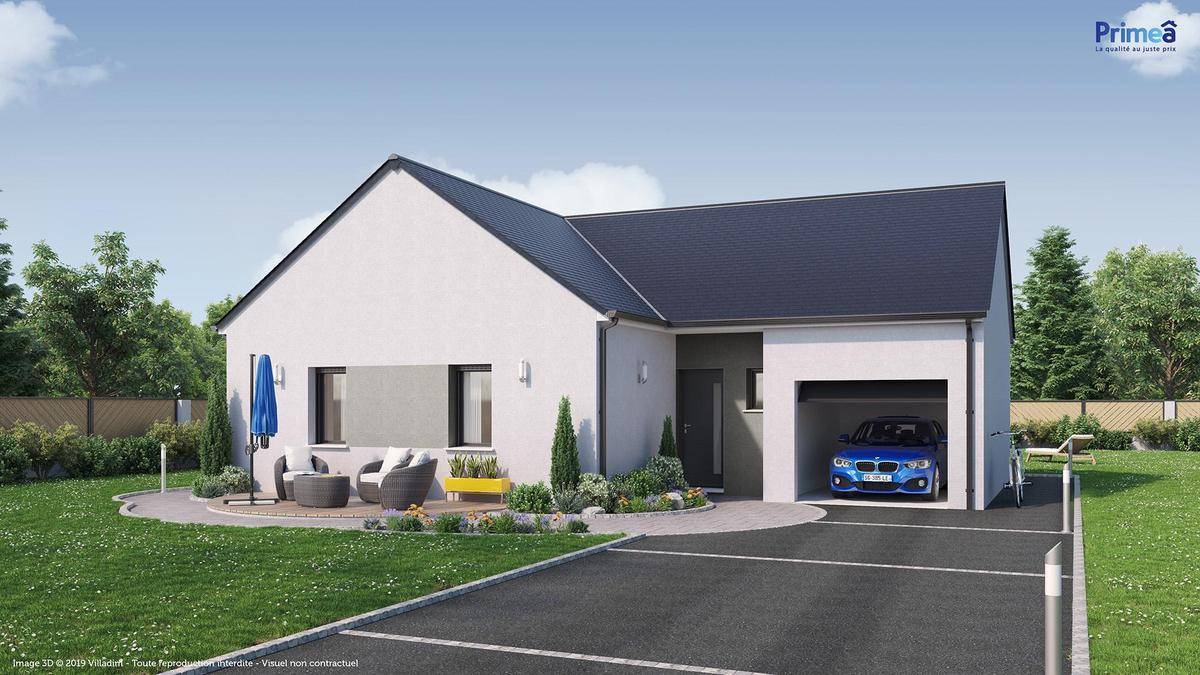 Programme terrain + maison à Oussoy-en-Gâtinais en Loiret (45) de 1300 m² à vendre au prix de 156401€ - 1