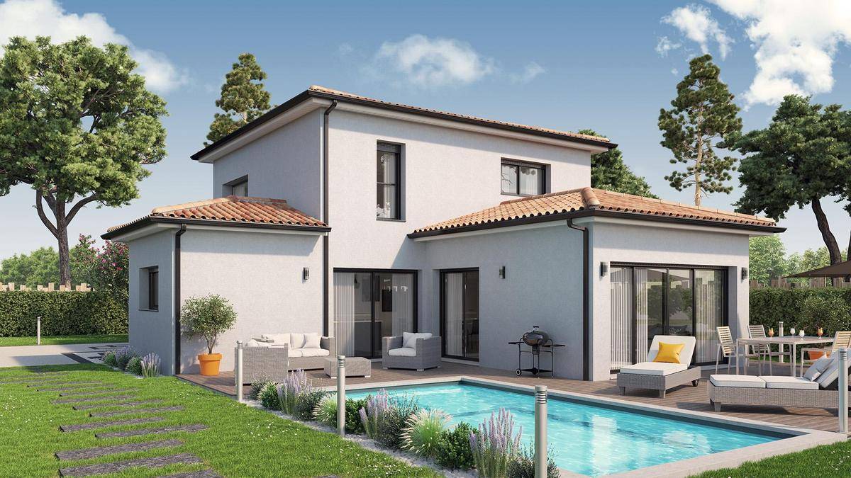 Programme terrain + maison à Marsas en Gironde (33) de 566 m² à vendre au prix de 390521€ - 1