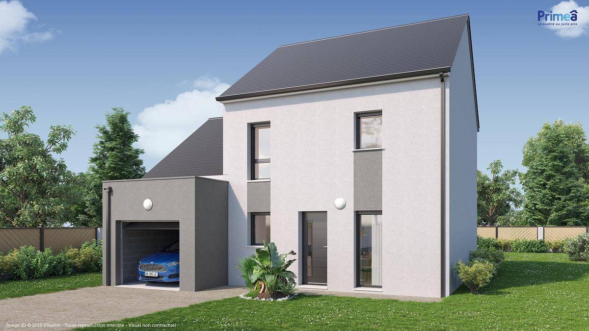 Programme terrain + maison à Saint-Augustin-des-Bois en Maine-et-Loire (49) de 275 m² à vendre au prix de 201511€ - 1