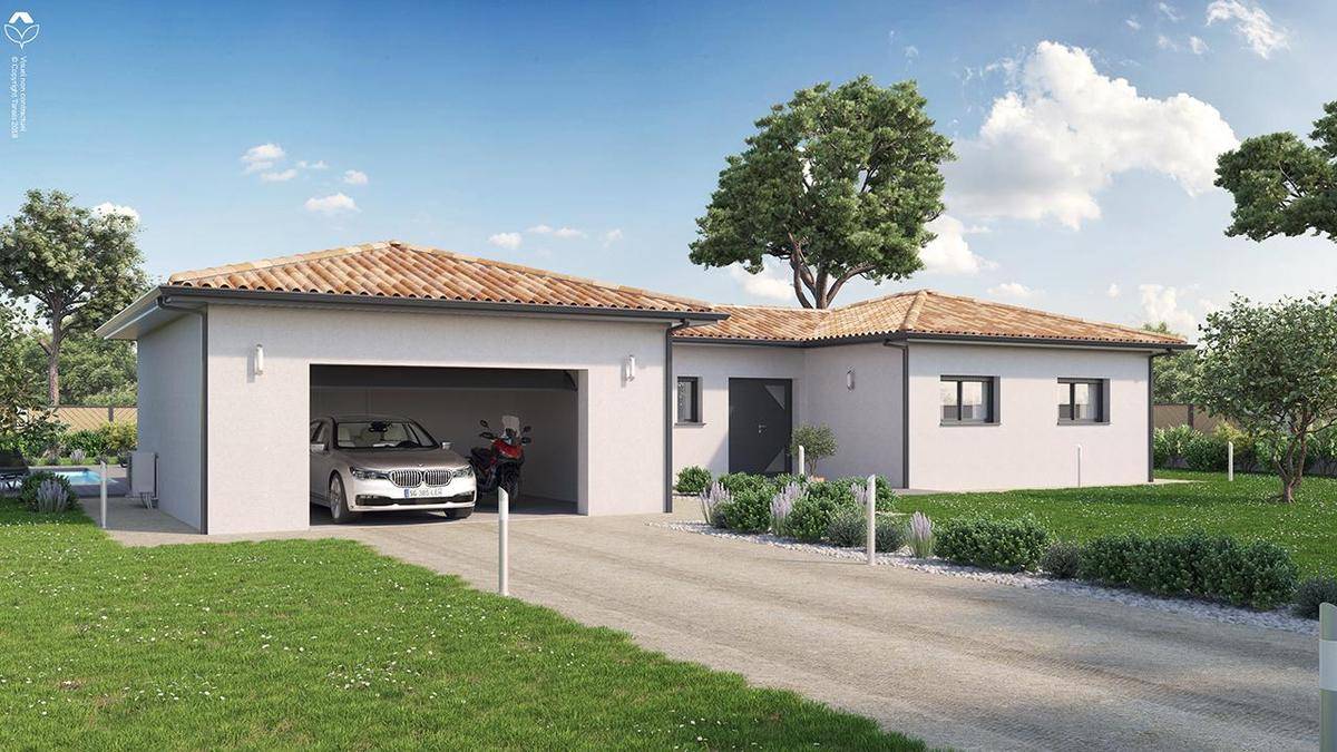 Programme terrain + maison à Louchats en Gironde (33) de 2400 m² à vendre au prix de 540060€ - 1