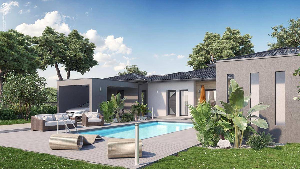 Programme terrain + maison à Parempuyre en Gironde (33) de 669 m² à vendre au prix de 440030€ - 1