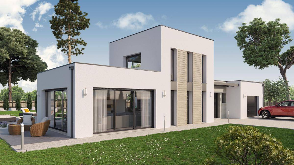 Programme terrain + maison à Saint-Jean-de-Blaignac en Gironde (33) de 890 m² à vendre au prix de 437194€ - 2
