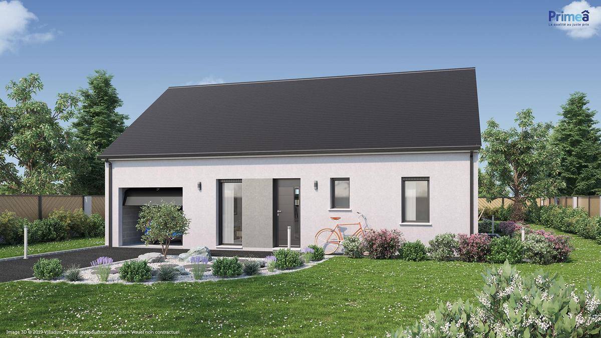 Programme terrain + maison à Bouillé-Ménard en Maine-et-Loire (49) de 2400 m² à vendre au prix de 172003€ - 1