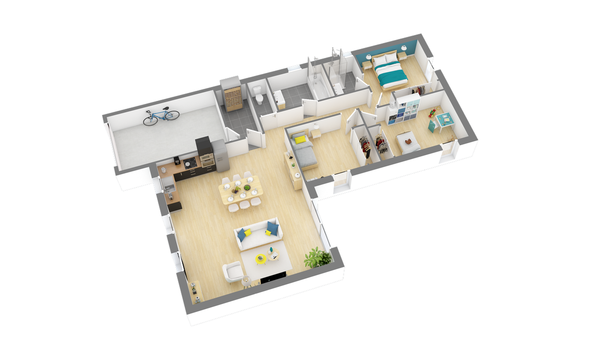 Programme terrain + maison à ST SULPICE en Maine-et-Loire (49) de 550 m² à vendre au prix de 205364€ - 3