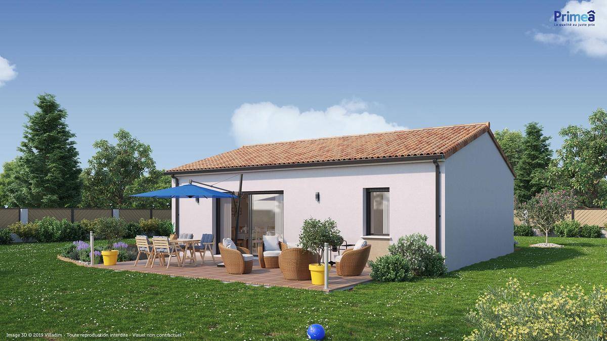 Programme terrain + maison à Lamothe-Montravel en Dordogne (24) de 2325 m² à vendre au prix de 166089€ - 2