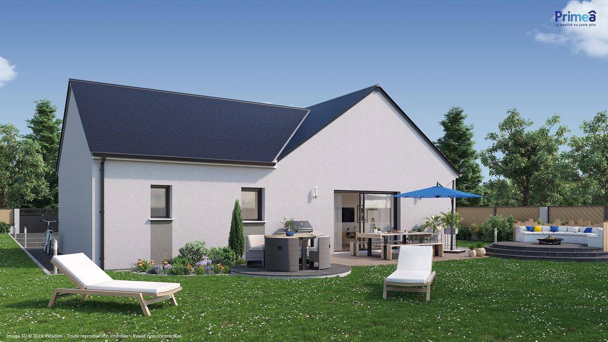 Programme terrain + maison à Pluméliau-Bieuzy en Morbihan (56) de 1130 m² à vendre au prix de 234711€ - 2