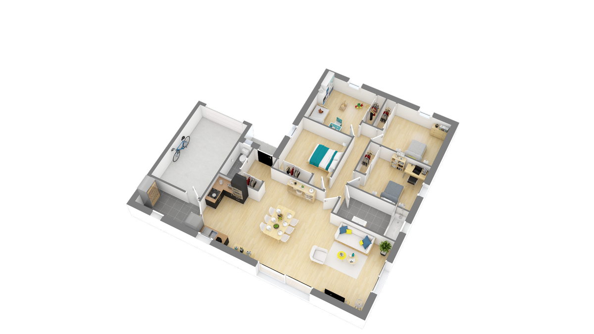 Programme terrain + maison à Nassiet en Landes (40) de 930 m² à vendre au prix de 156033€ - 3