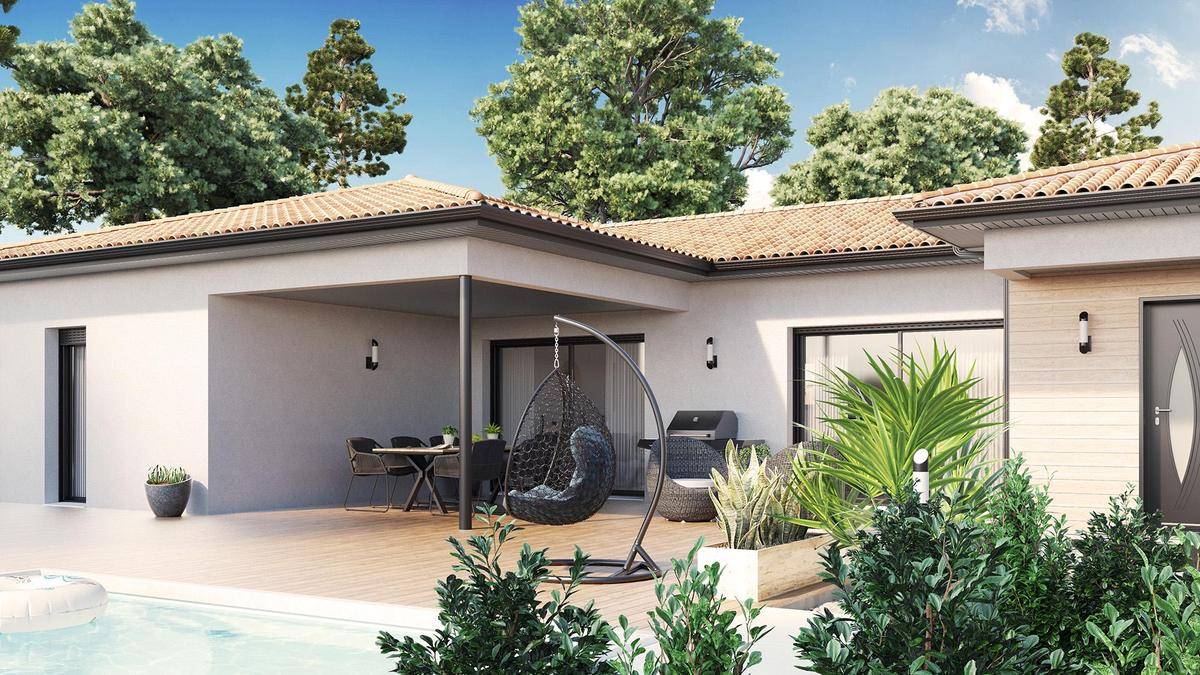 Programme terrain + maison à Bouliac en Gironde (33) de 1031 m² à vendre au prix de 590387€ - 3