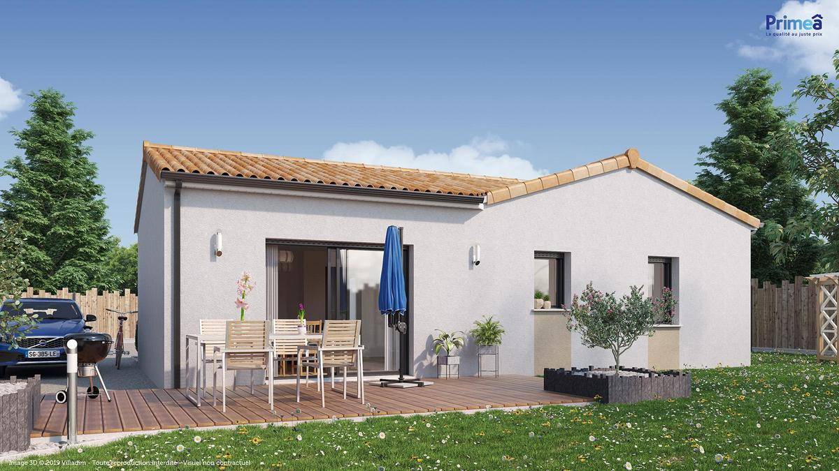 Programme terrain + maison à Saint-Aubin-de-Blaye en Gironde (33) de 748 m² à vendre au prix de 156157€ - 2