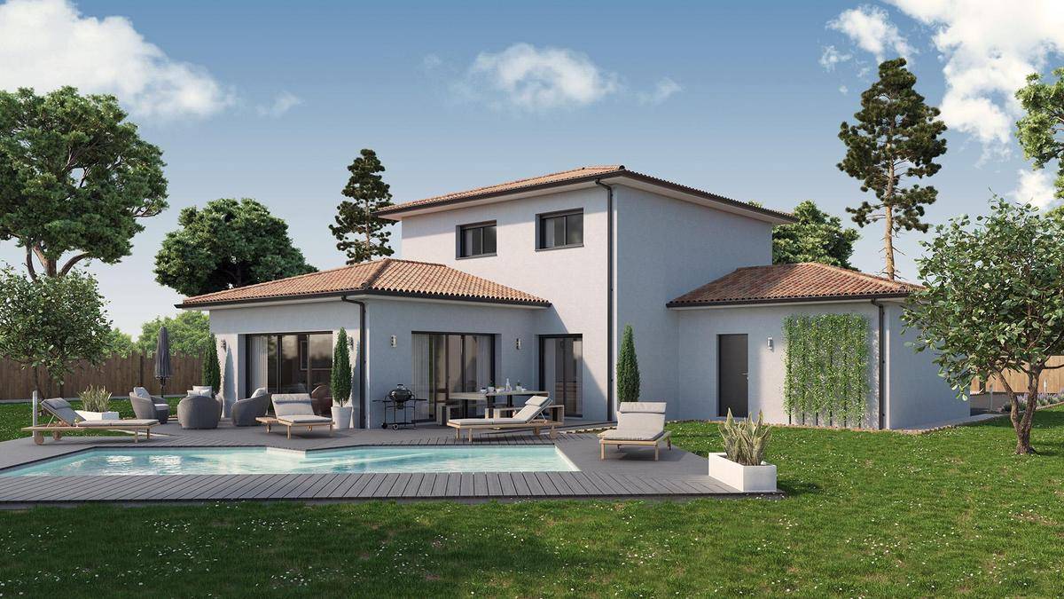 Programme terrain + maison à Capian en Gironde (33) de 747 m² à vendre au prix de 435453€ - 1