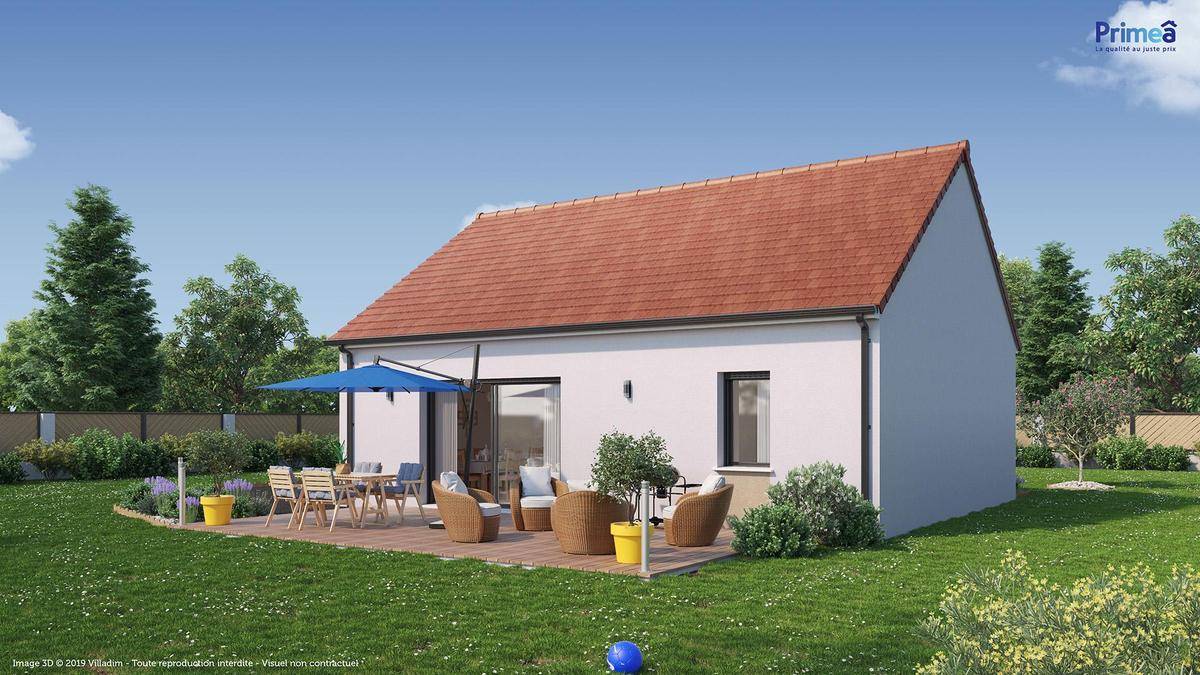Programme terrain + maison à Saint-Gondon en Loiret (45) de 1200 m² à vendre au prix de 147007€ - 1