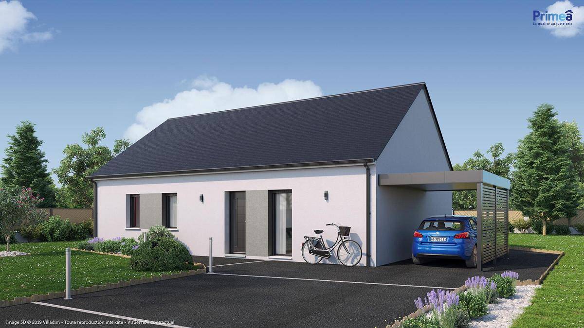 Programme terrain + maison à Baud en Morbihan (56) de 750 m² à vendre au prix de 216394€ - 1