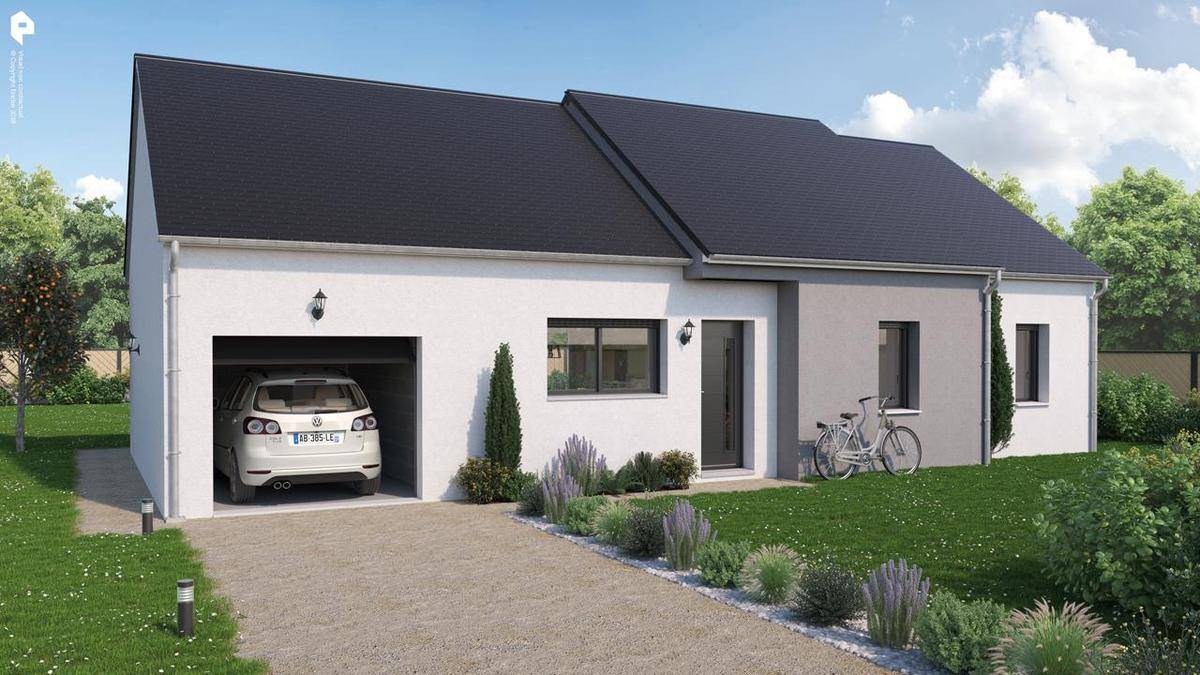 Programme terrain + maison à ST LAURENT DU MOTTAY en Maine-et-Loire (49) de 560 m² à vendre au prix de 207921€ - 1