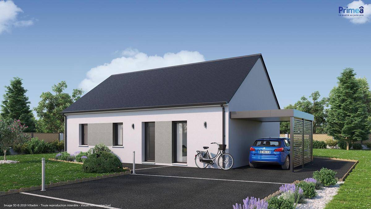 Programme terrain + maison à Saint-Thuriau en Morbihan (56) de 755 m² à vendre au prix de 182968€ - 1