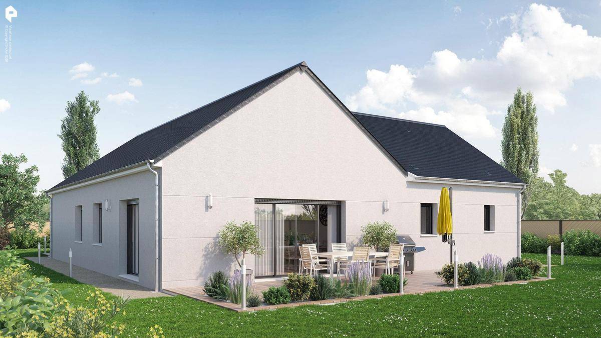 Programme terrain + maison à Saint-Benoît-sur-Loire en Loiret (45) de 690 m² à vendre au prix de 272909€ - 2