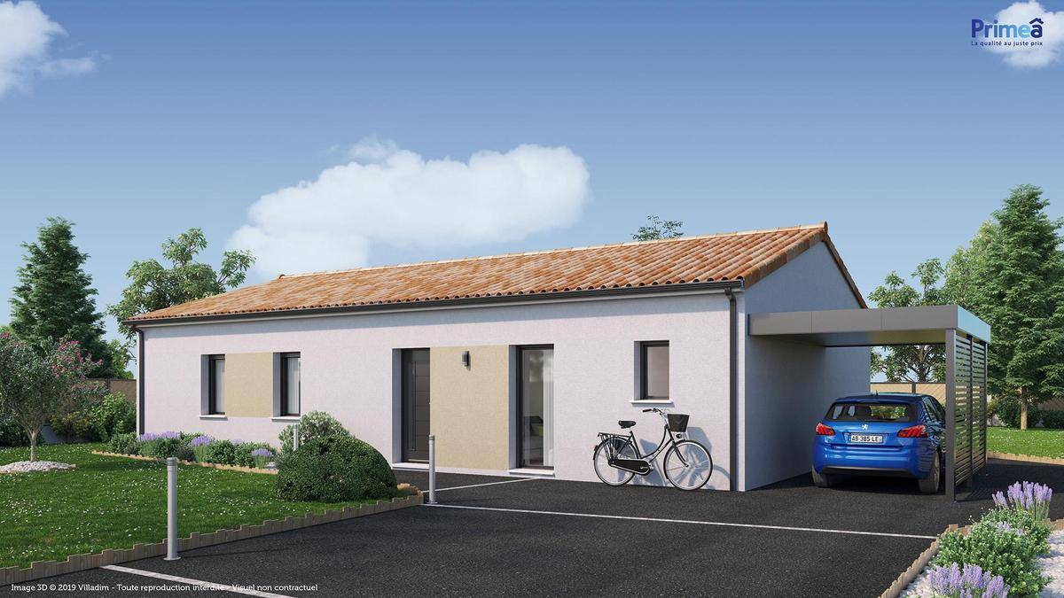 Programme terrain + maison à La Marne en Loire-Atlantique (44) de 420 m² à vendre au prix de 270431€ - 1