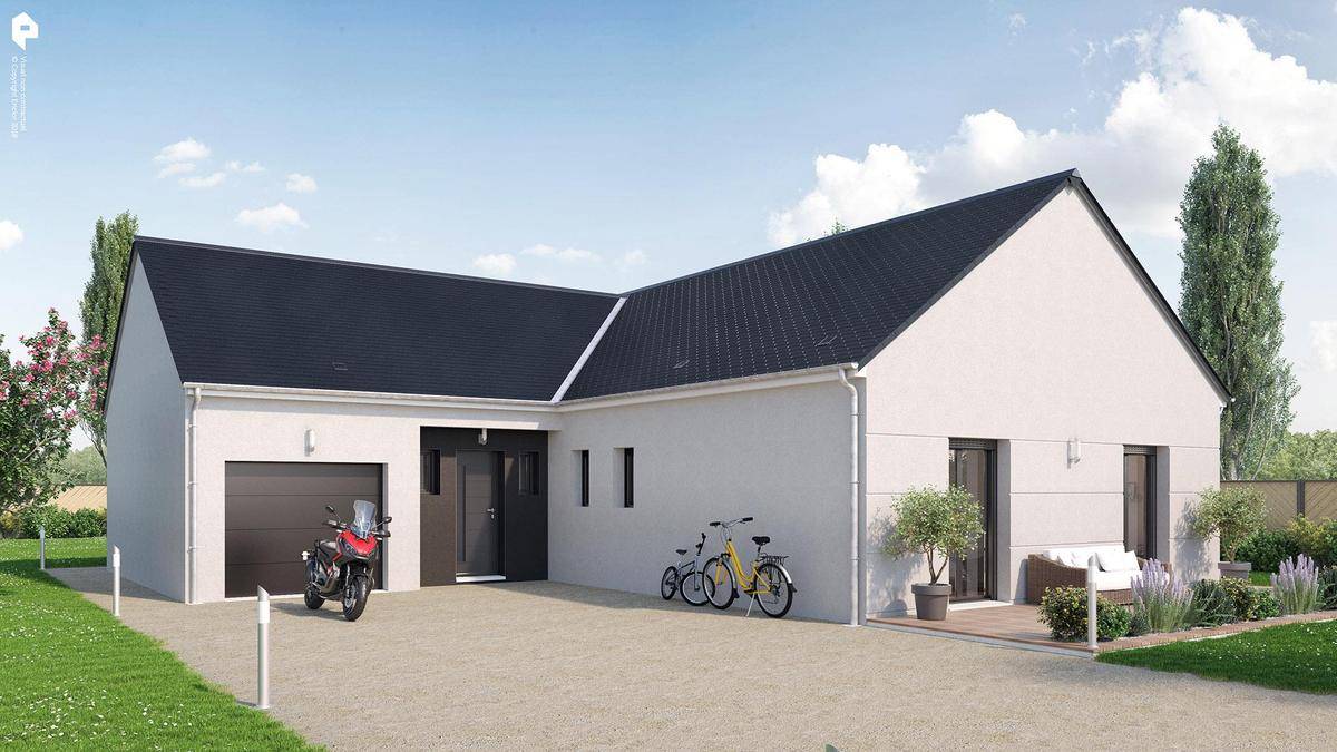 Programme terrain + maison à Saint-Jean-le-Blanc en Loiret (45) de 700 m² à vendre au prix de 397909€ - 1