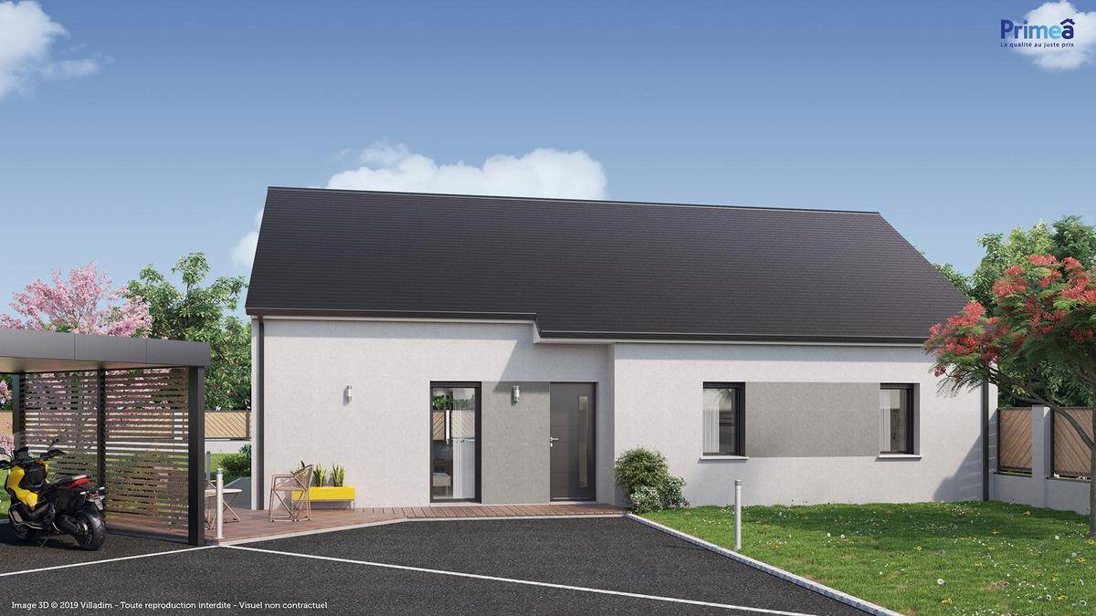 Programme terrain + maison à Guenrouet en Loire-Atlantique (44) de 950 m² à vendre au prix de 191102€ - 1