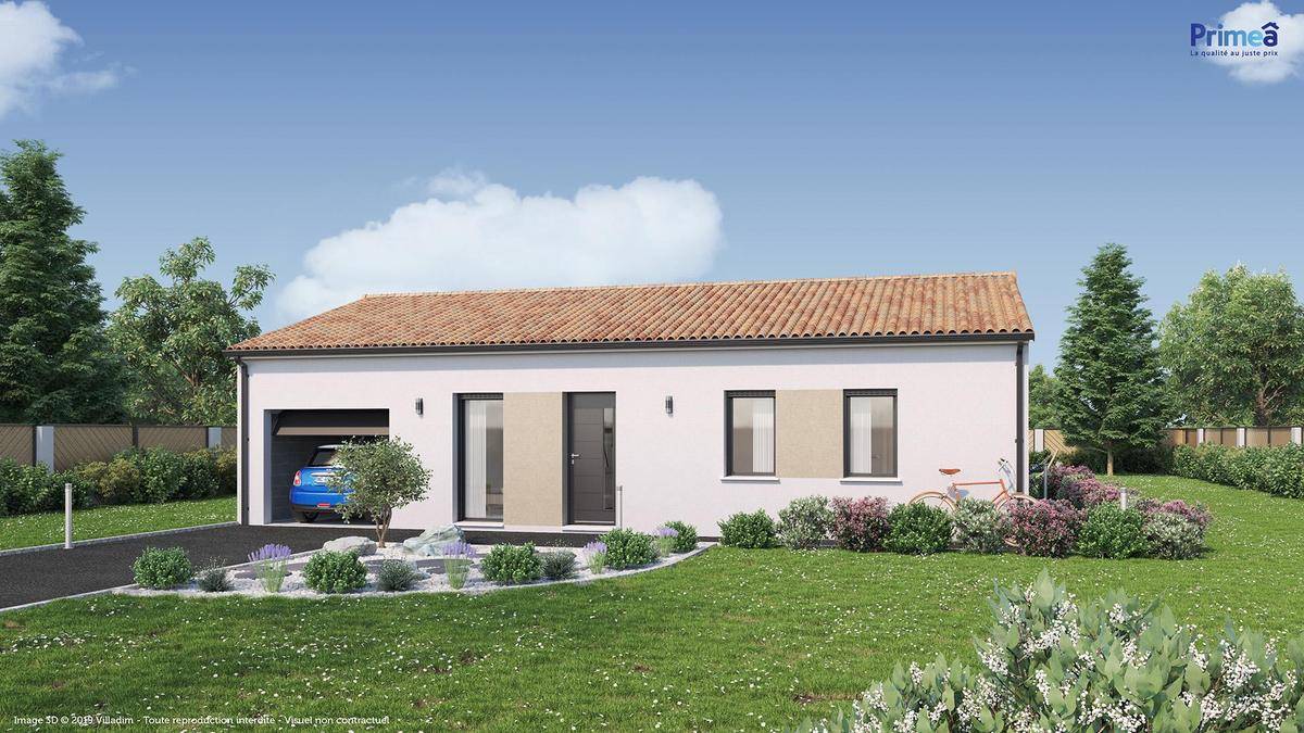 Programme terrain + maison à Saint-Médard-de-Guizières en Gironde (33) de 2429 m² à vendre au prix de 208654€ - 1
