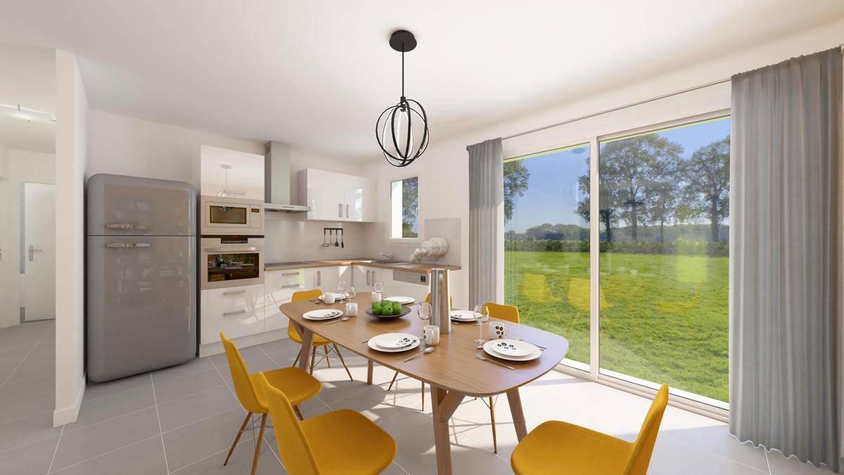Programme terrain + maison à Villeneuve-de-Marsan en Landes (40) de 1226 m² à vendre au prix de 148561€ - 4