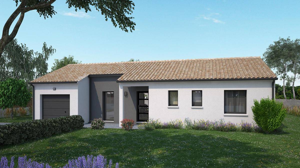 Programme terrain + maison à Yzeures-sur-Creuse en Indre-et-Loire (37) de 484 m² à vendre au prix de 200483€ - 1