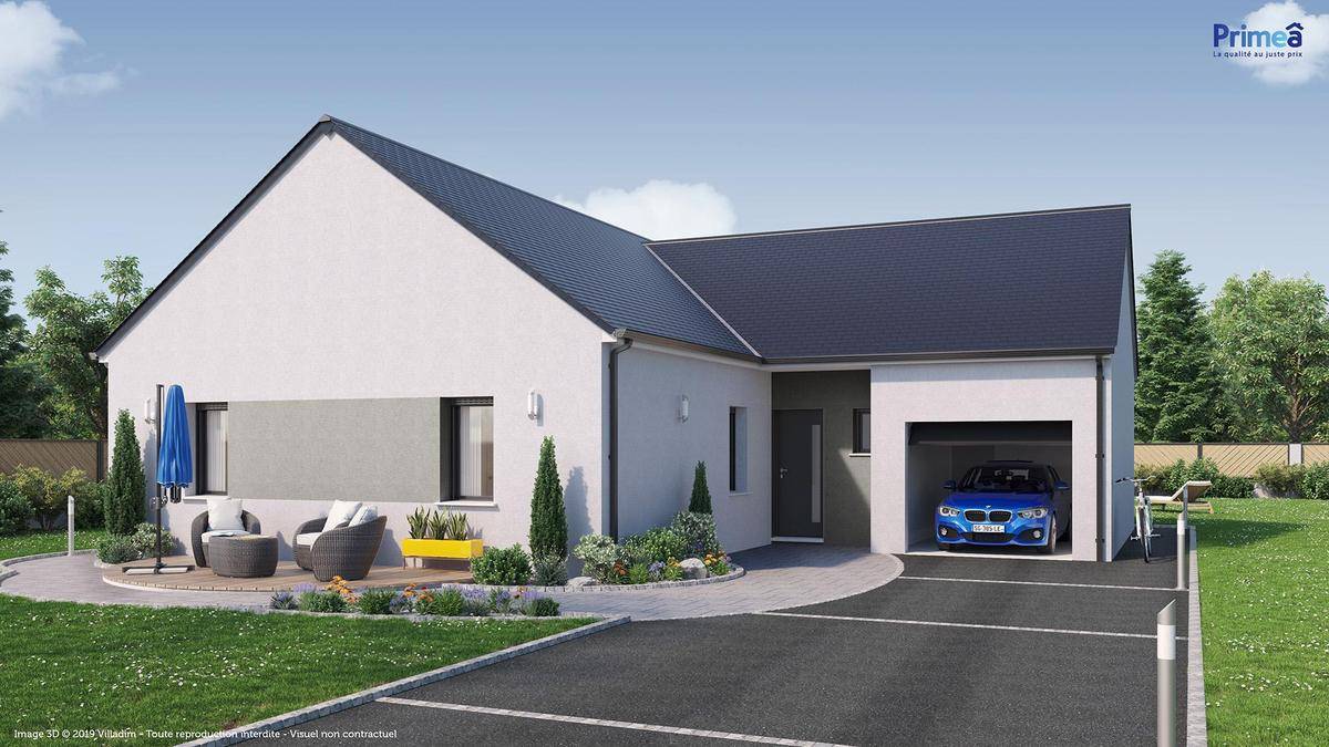 Programme terrain + maison à Rivarennes en Indre-et-Loire (37) de 512 m² à vendre au prix de 207155€ - 1