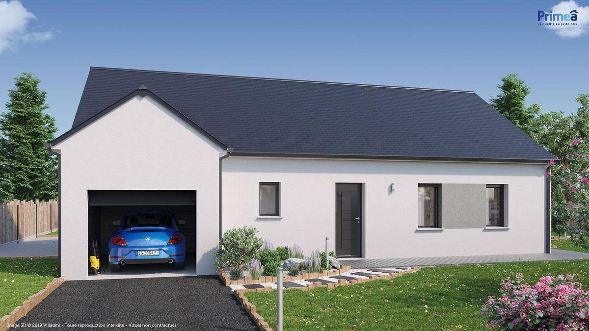 Programme terrain + maison à Issé en Loire-Atlantique (44) de 950 m² à vendre au prix de 168778€ - 1