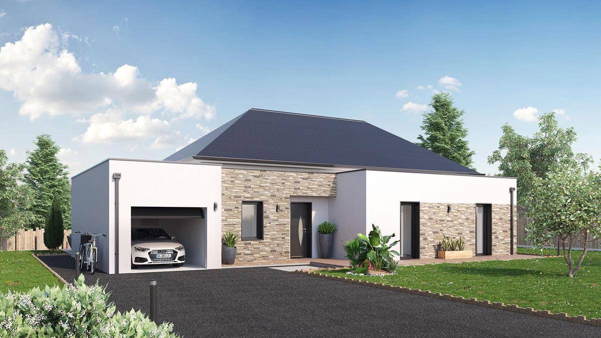 Programme terrain + maison à Saint-Jean-de-la-Ruelle en Loiret (45) de 400 m² à vendre au prix de 309141€ - 2