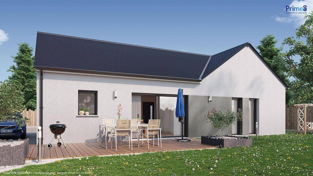 Programme terrain + maison à Liffré en Ille-et-Vilaine (35) de 309 m² à vendre au prix de 216694€ - 1