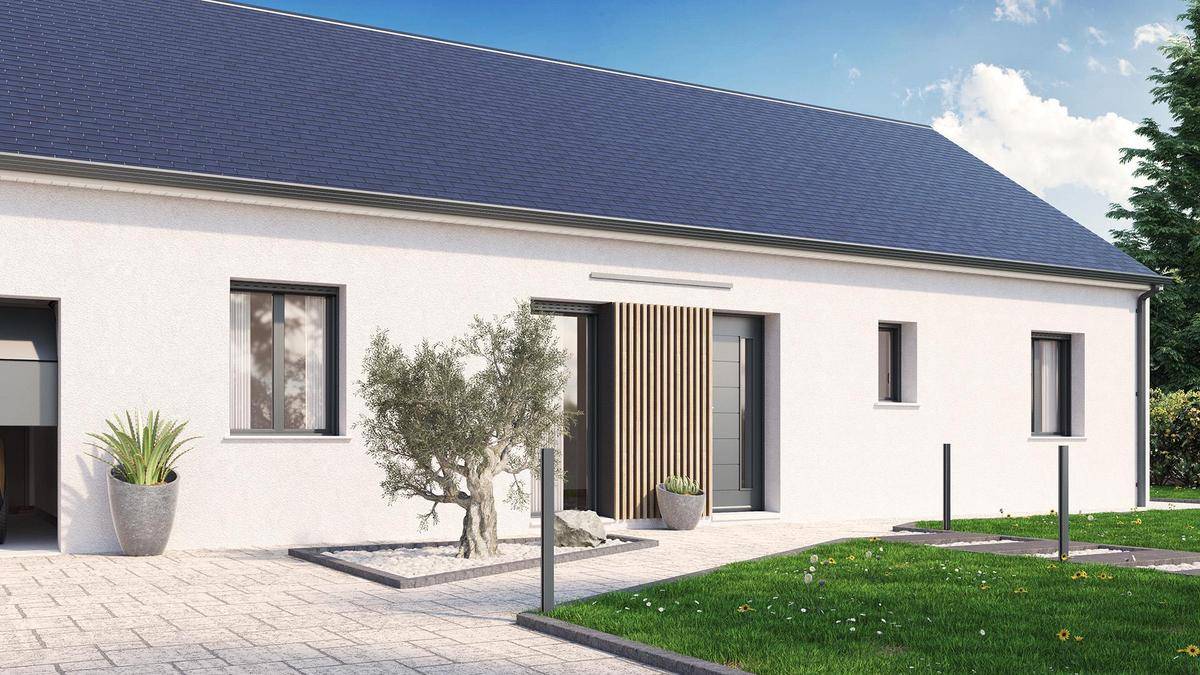 Programme terrain + maison à La Chapelle-sur-Aveyron en Loiret (45) de 858 m² à vendre au prix de 199294€ - 3