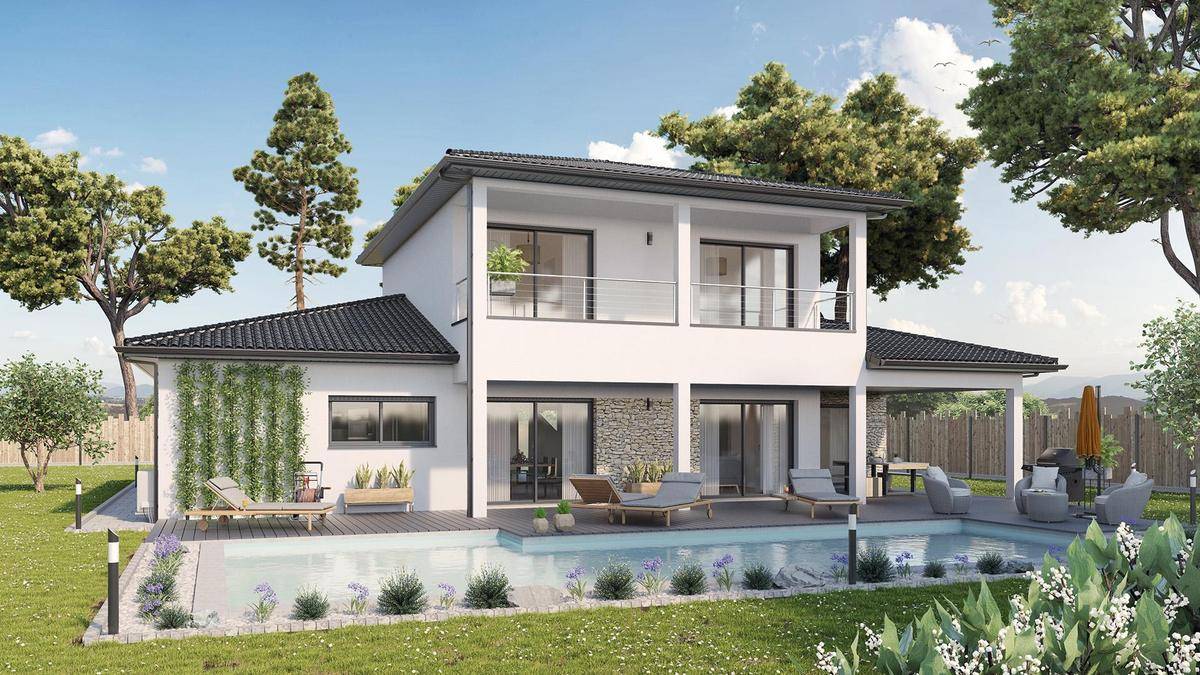 Programme terrain + maison à Guillos en Gironde (33) de 830 m² à vendre au prix de 448846€ - 1