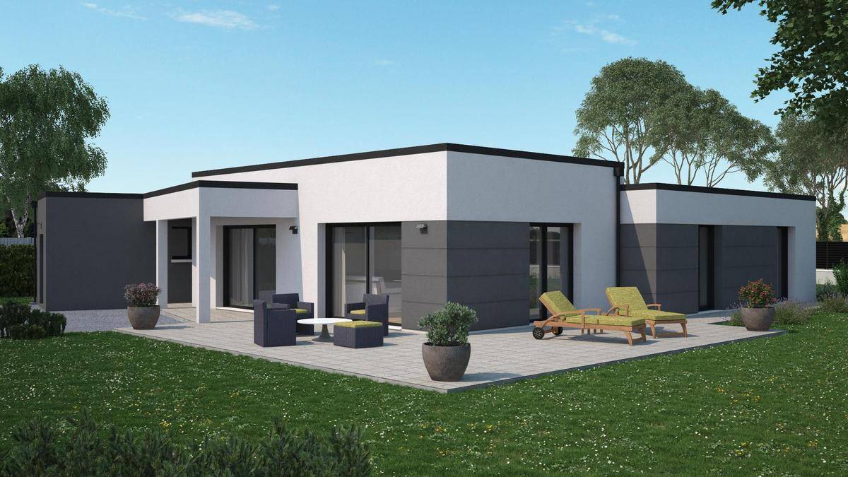 Programme terrain + maison à Neuville-aux-Bois en Loiret (45) de 680 m² à vendre au prix de 354057€ - 2