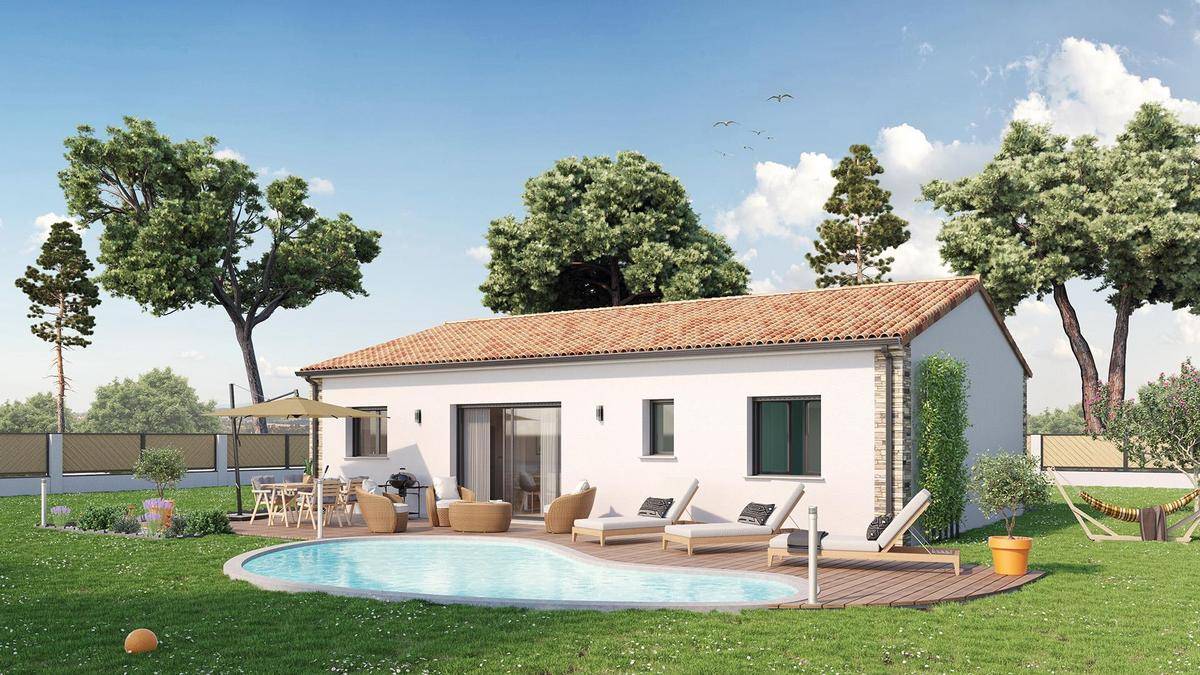 Programme terrain + maison à Verdelais en Gironde (33) de 800 m² à vendre au prix de 267520€ - 1