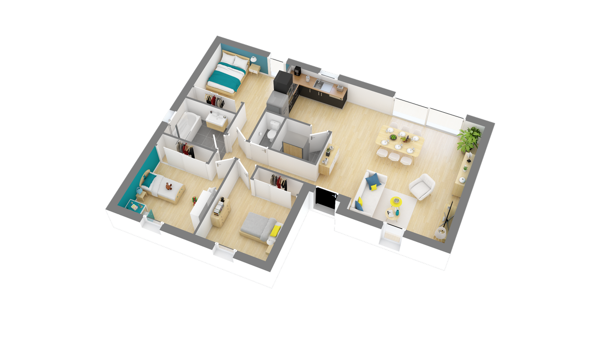 Programme terrain + maison à Corzé en Maine-et-Loire (49) de 600 m² à vendre au prix de 205871€ - 3